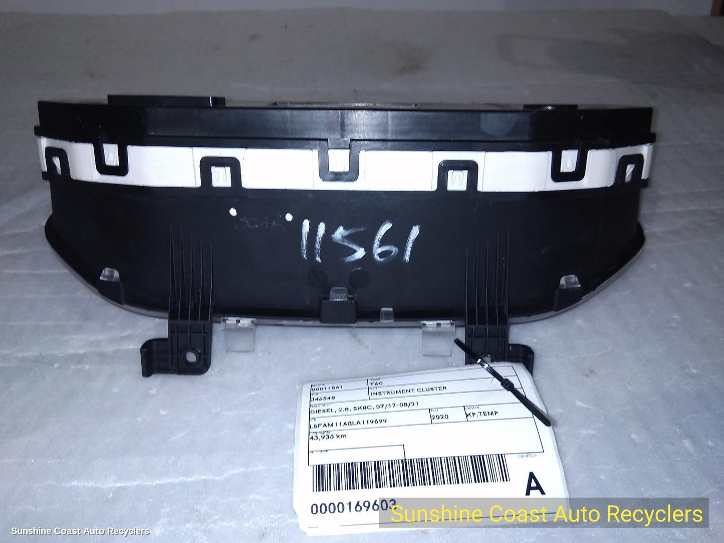 2017-2021 Ldv T60 Instrument Cluster