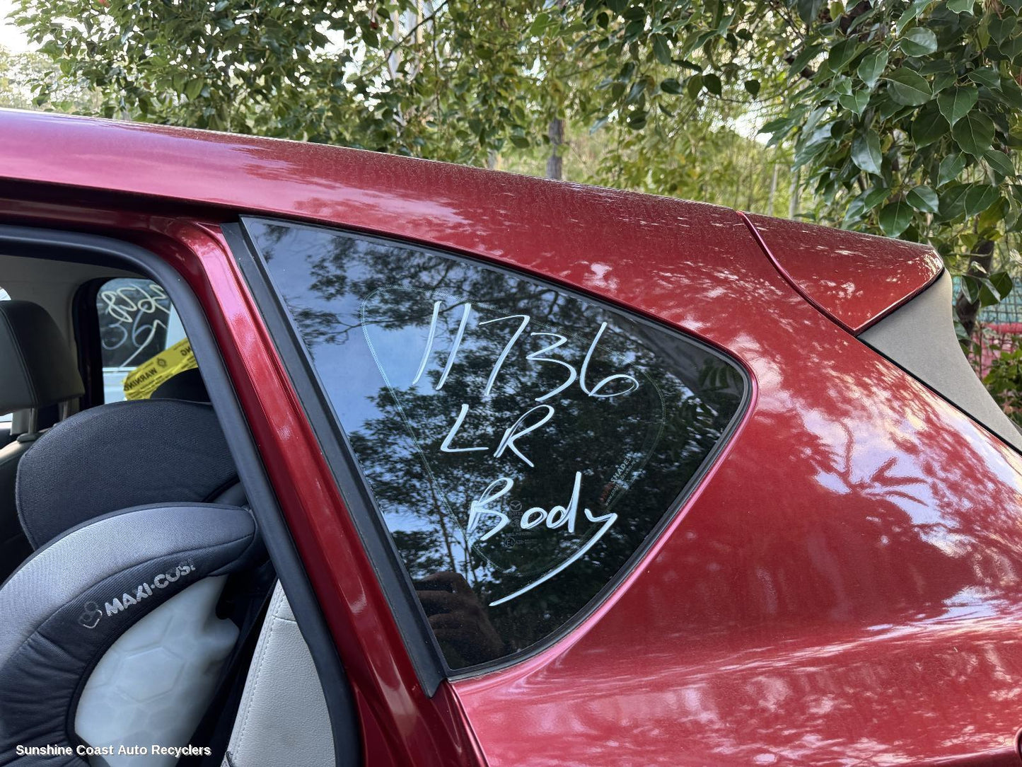 2012 Mazda Cx5 Left Rear Side Glass