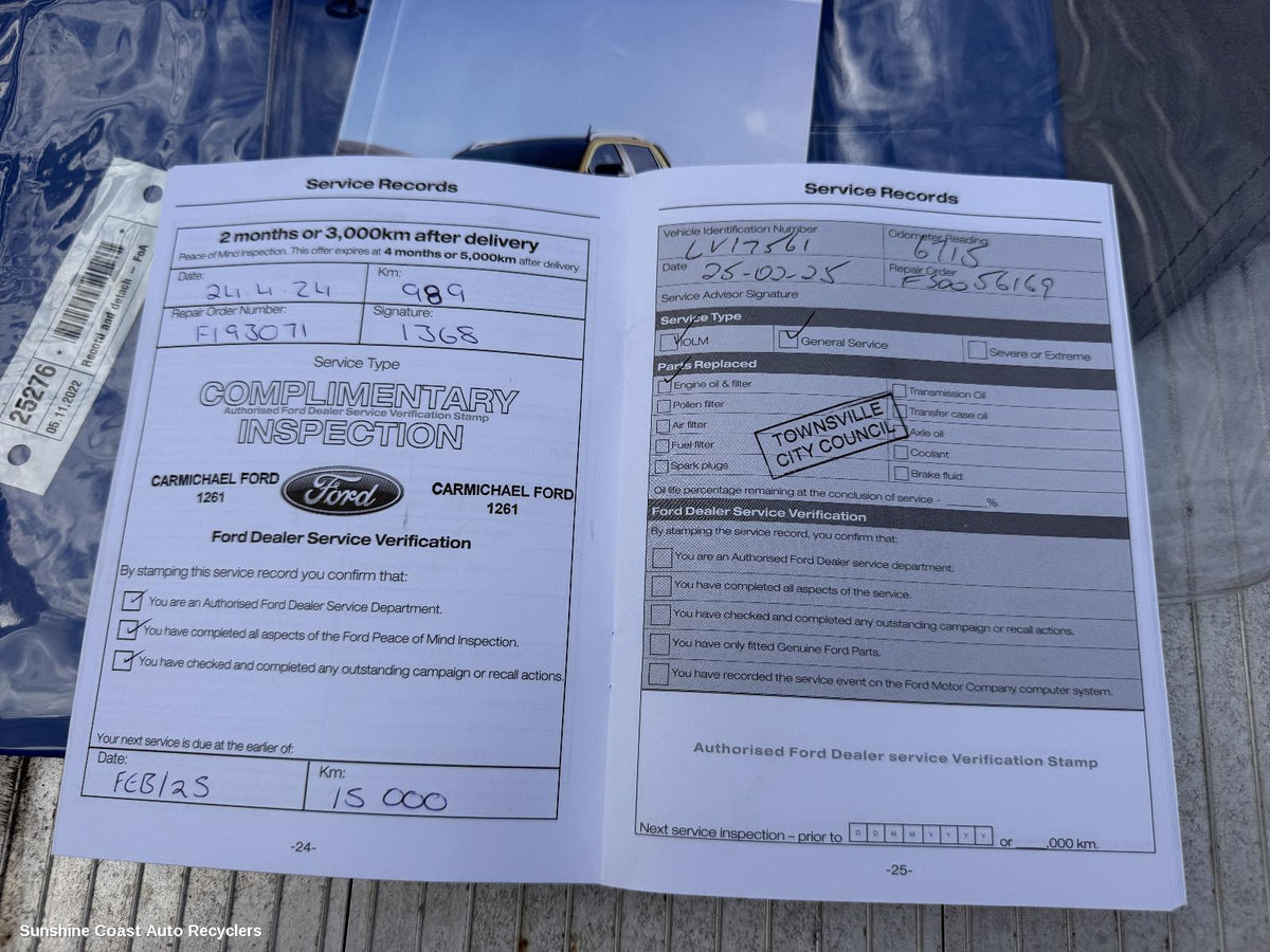 2022-2026 Ford Ranger Owners Handbook