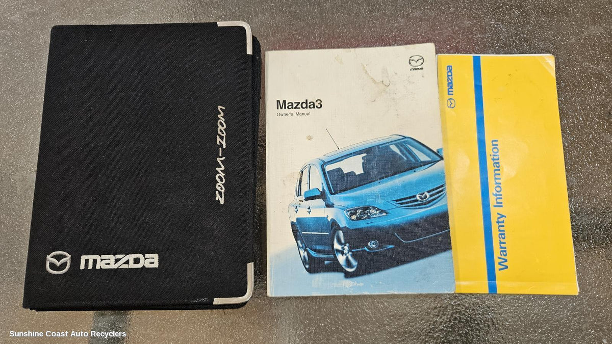 2003-2009 Mazda 3 Owners Handbook