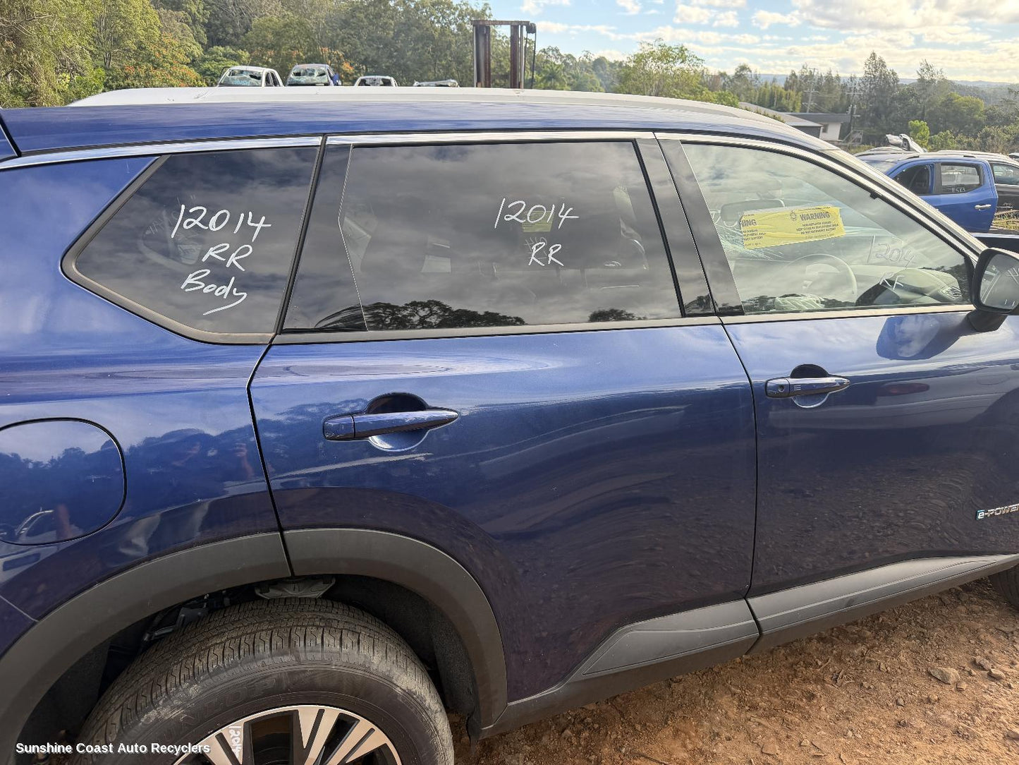 2022-2026 Nissan Xtrail Right Rear Door Sliding
