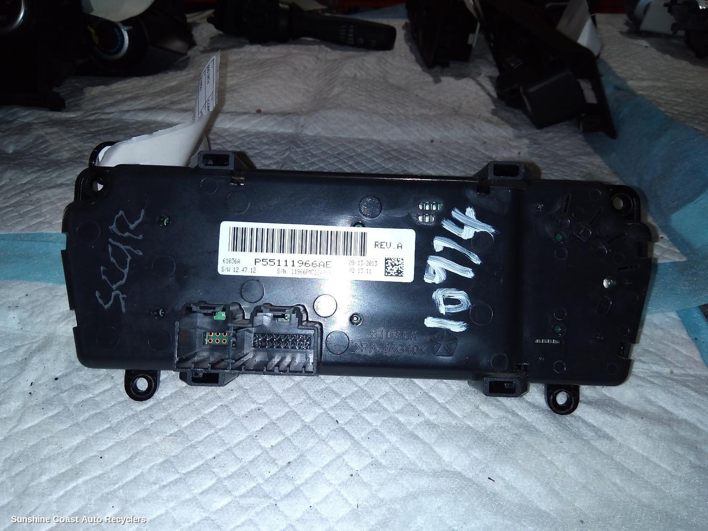 2014 Jeep Compass Heater Ac Controls