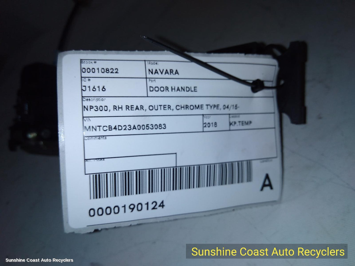 2015-2025 Nissan Navara Door Handle