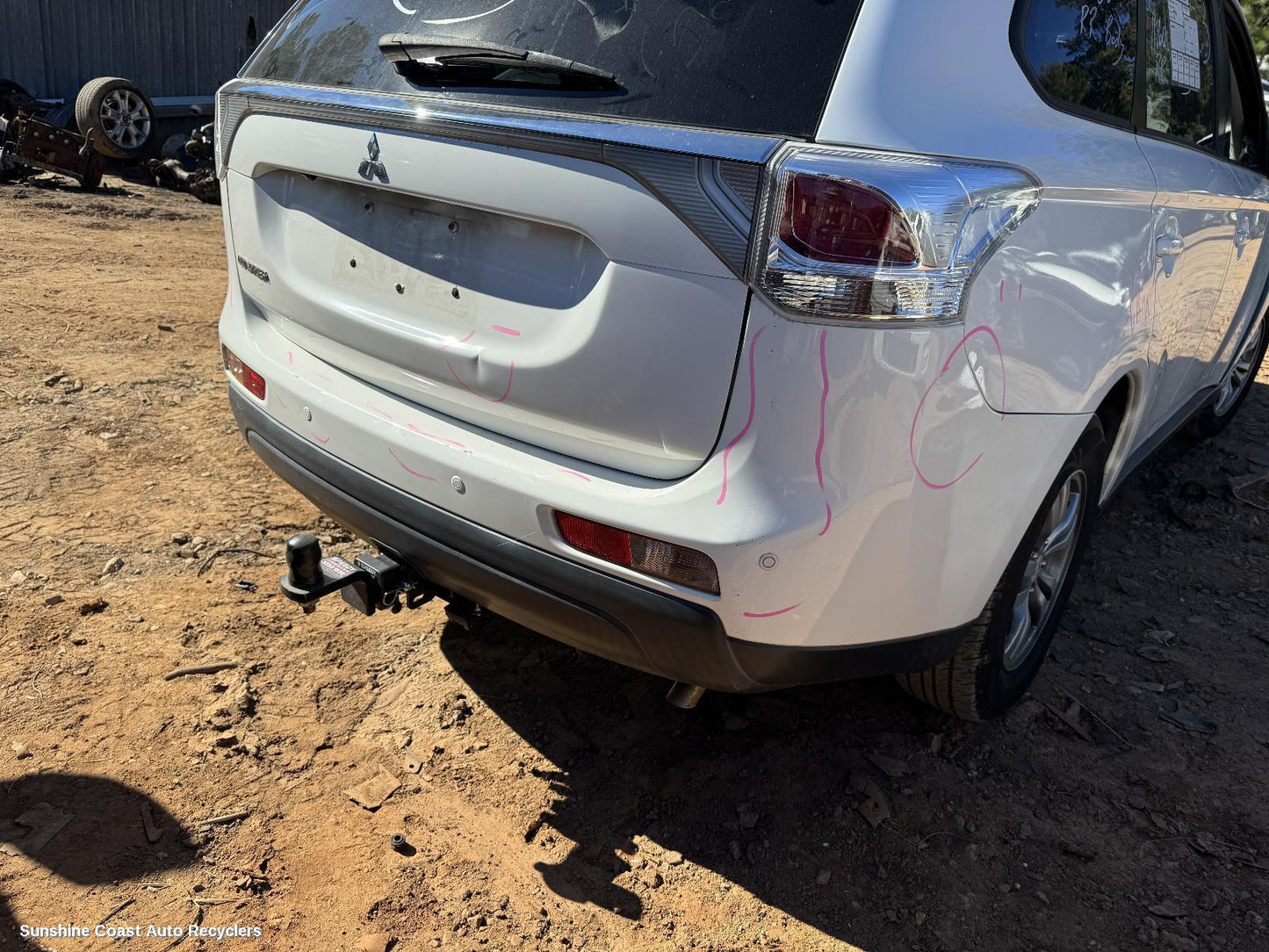 2012-2014 Mitsubishi Outlander Rear Bumper