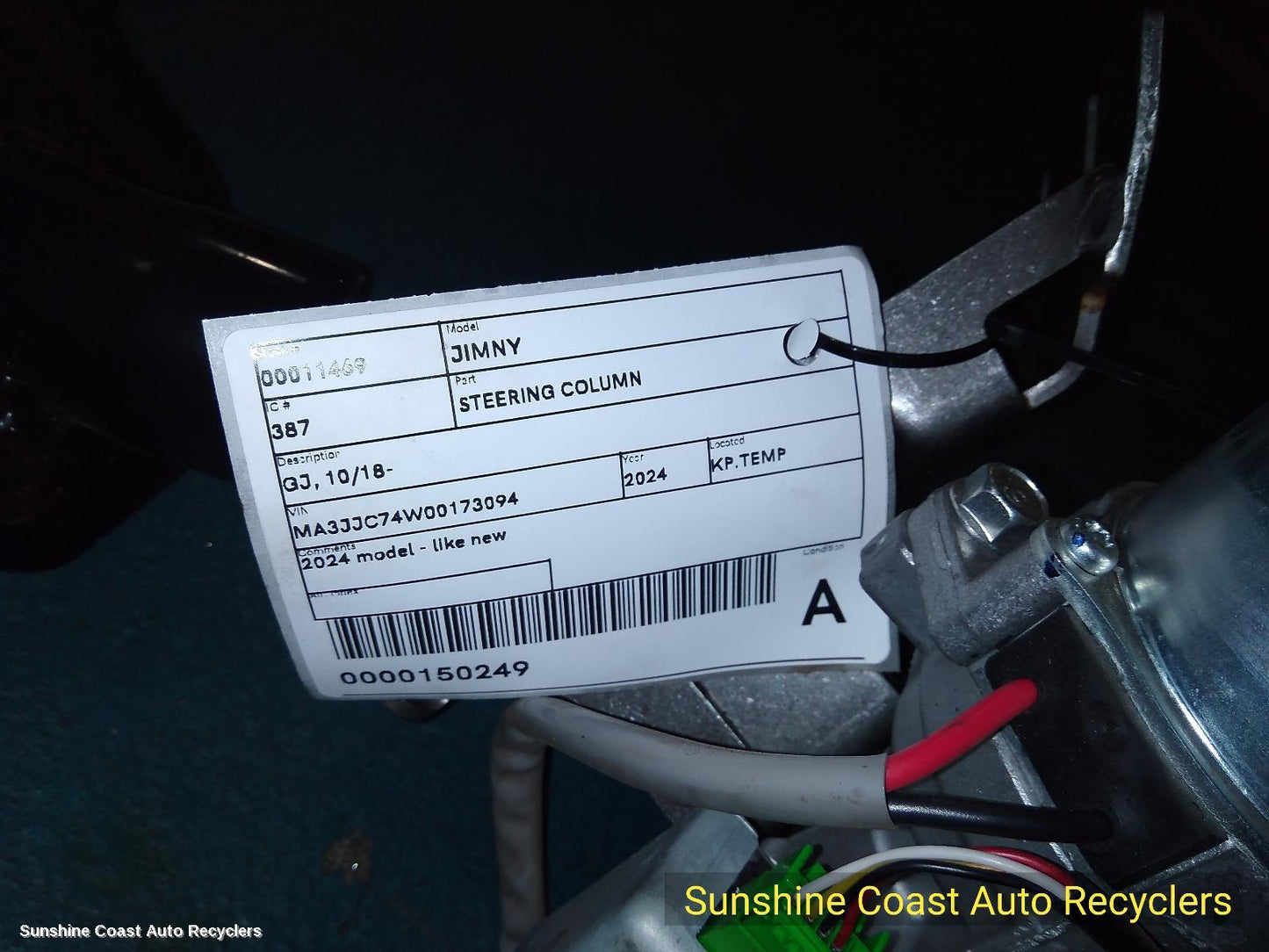 2024 Suzuki Jimny Steering Column