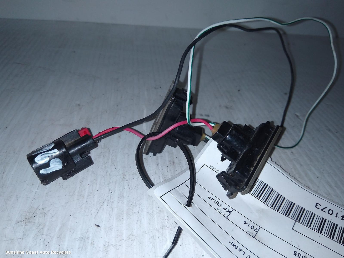 2014 Jeep Compass Number Plate Lamp