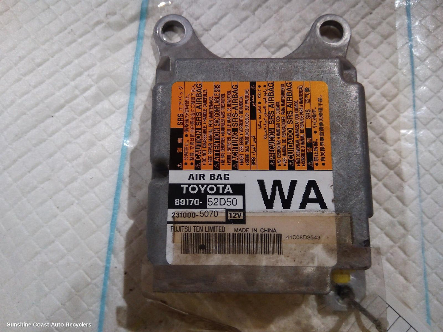 2008-2016 Toyota Yaris Airbag Module Sensor