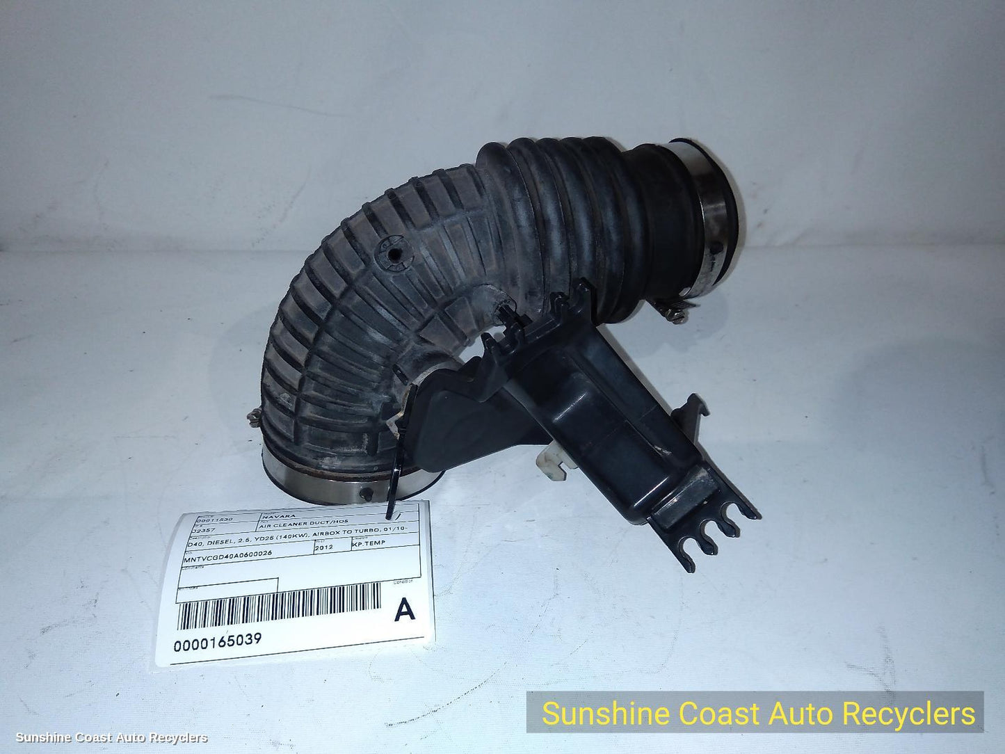 2010-2015 Nissan Navara Air Cleaner Duct Hos