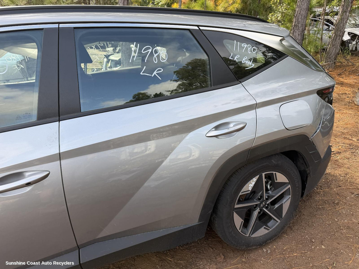 2021-2026 Hyundai Tucson Left Rear Door Window