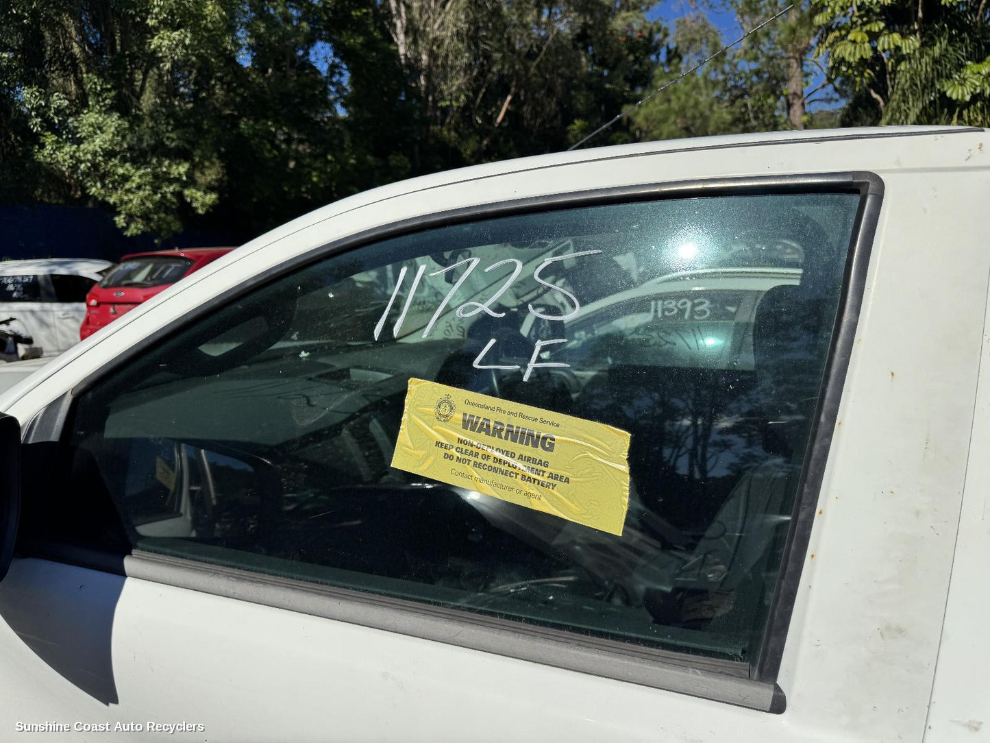 2015 Ford Ranger Left Front Door Window