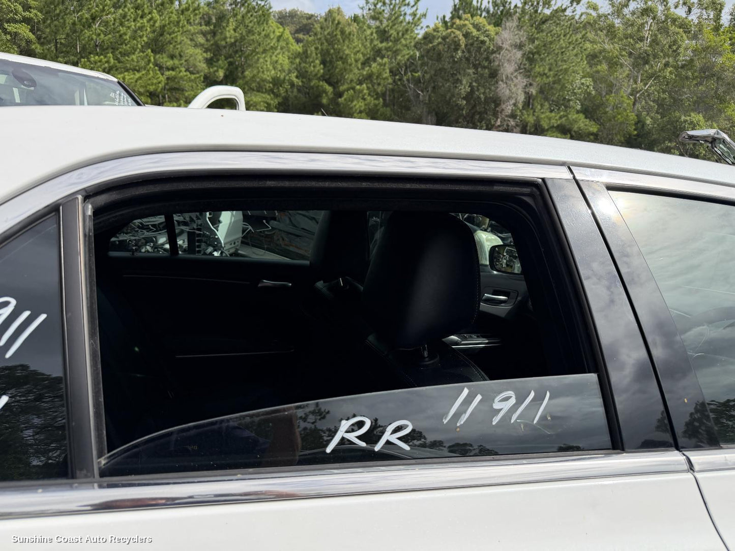 2012 Chrysler 300c Right Rear Door Window