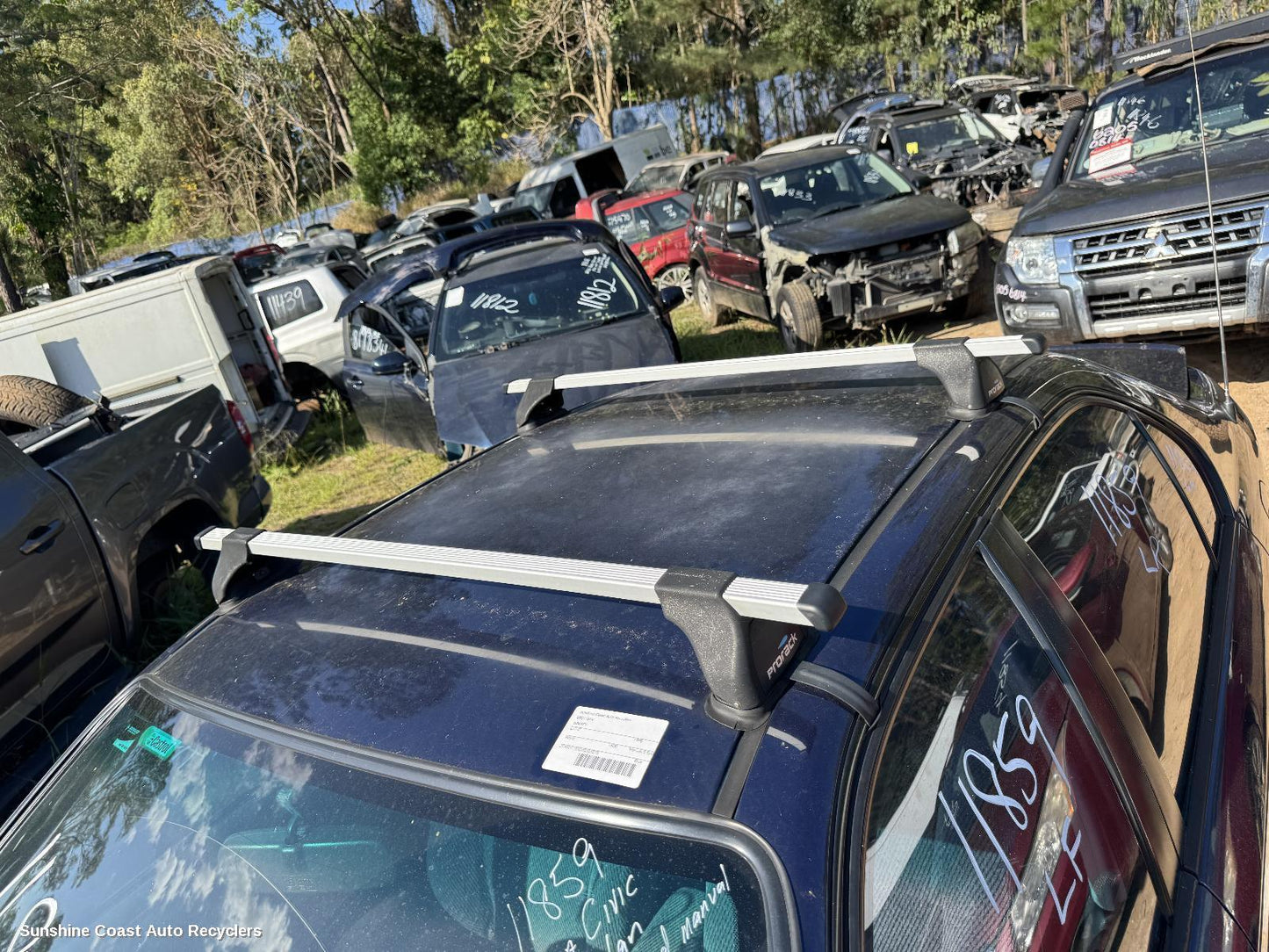 1995 Honda Civic Roof Rack Bars