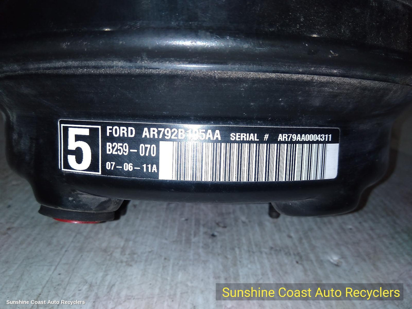 2011 Ford Territory Brake Booster