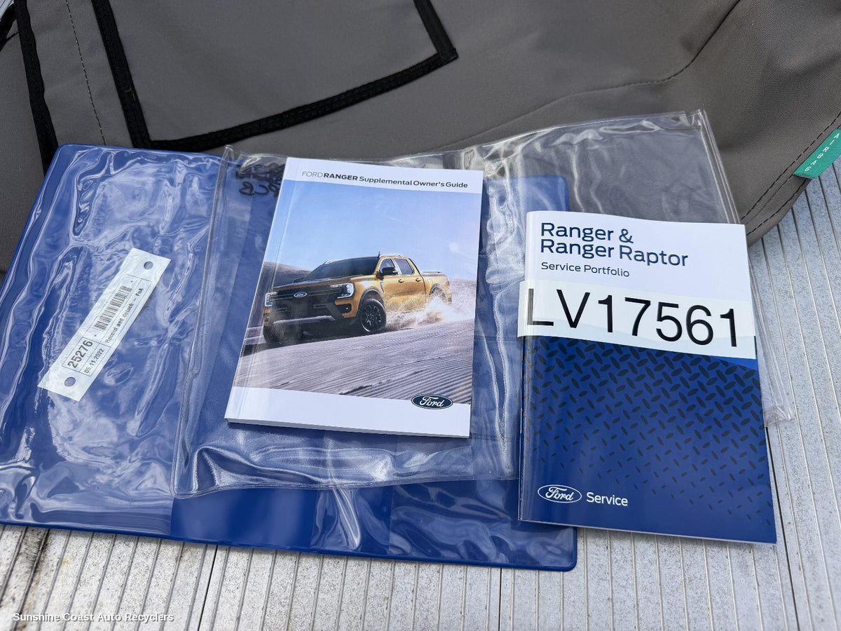2022-2026 Ford Ranger Owners Handbook
