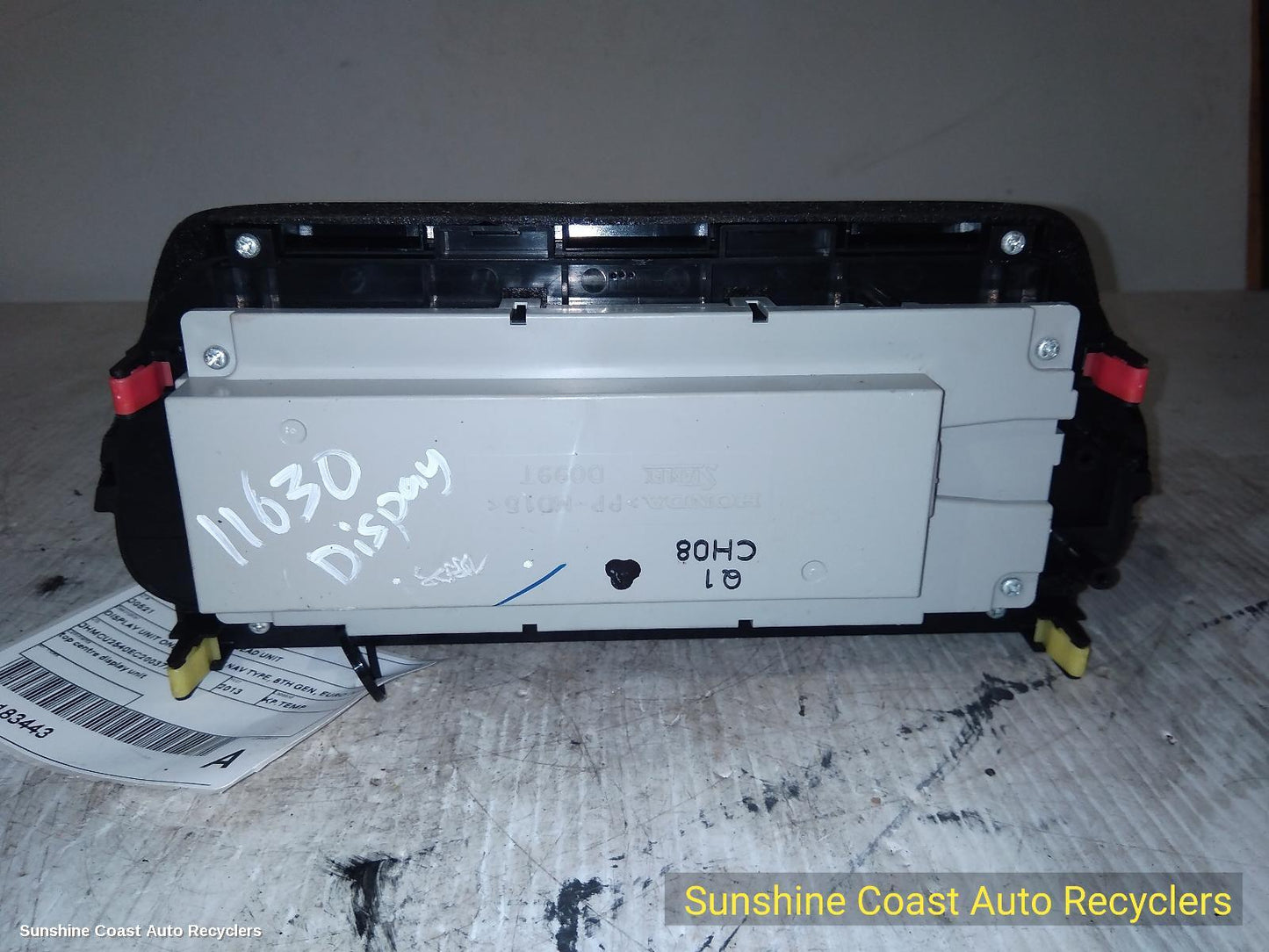 2013 Honda Accord Radio Cd Dvd Sat Tv