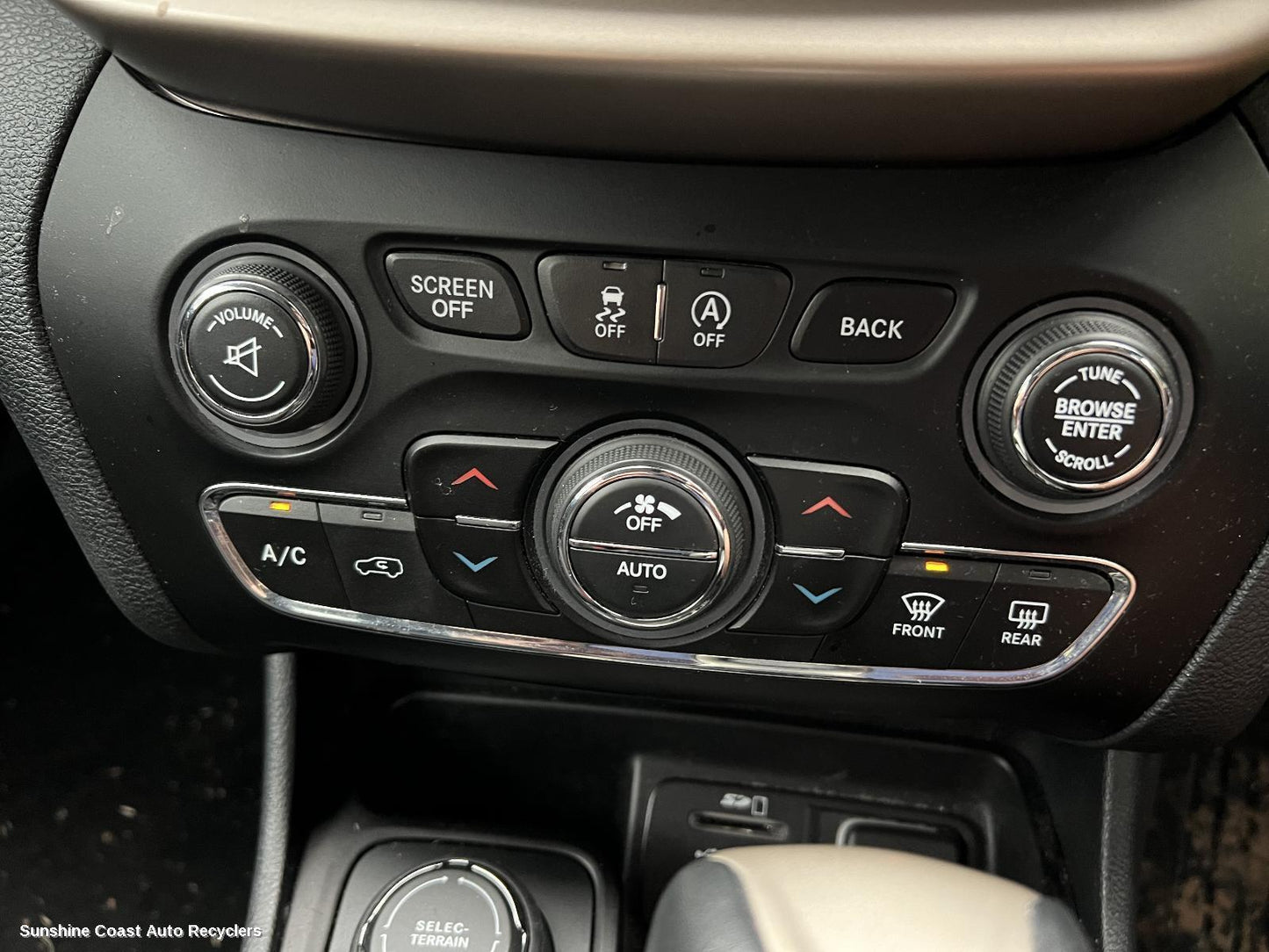 2016 Jeep Cherokee Heater Ac Controls