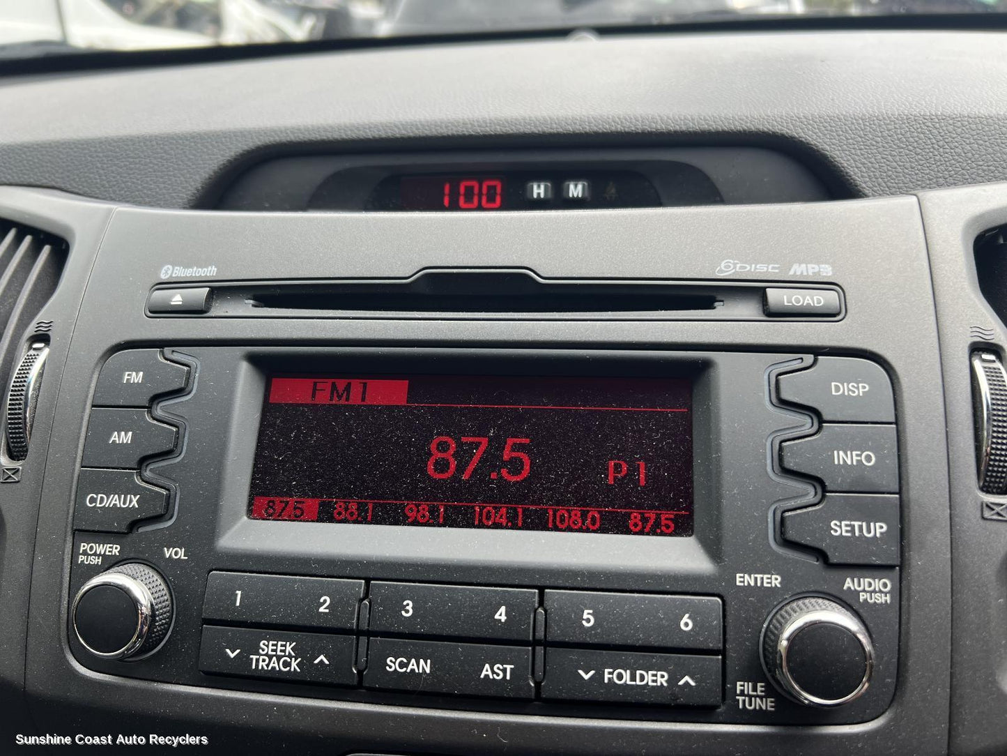 2010-2015 Kia Sportage Radio Cd Dvd Sat Tv