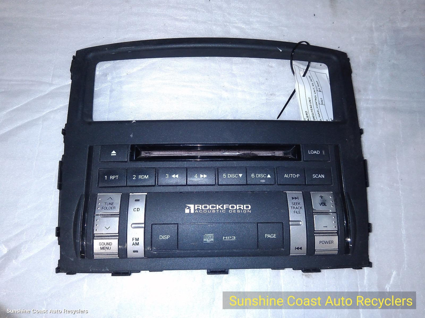 2006-2007 Mitsubishi Pajero Radio Cd Dvd Sat Tv