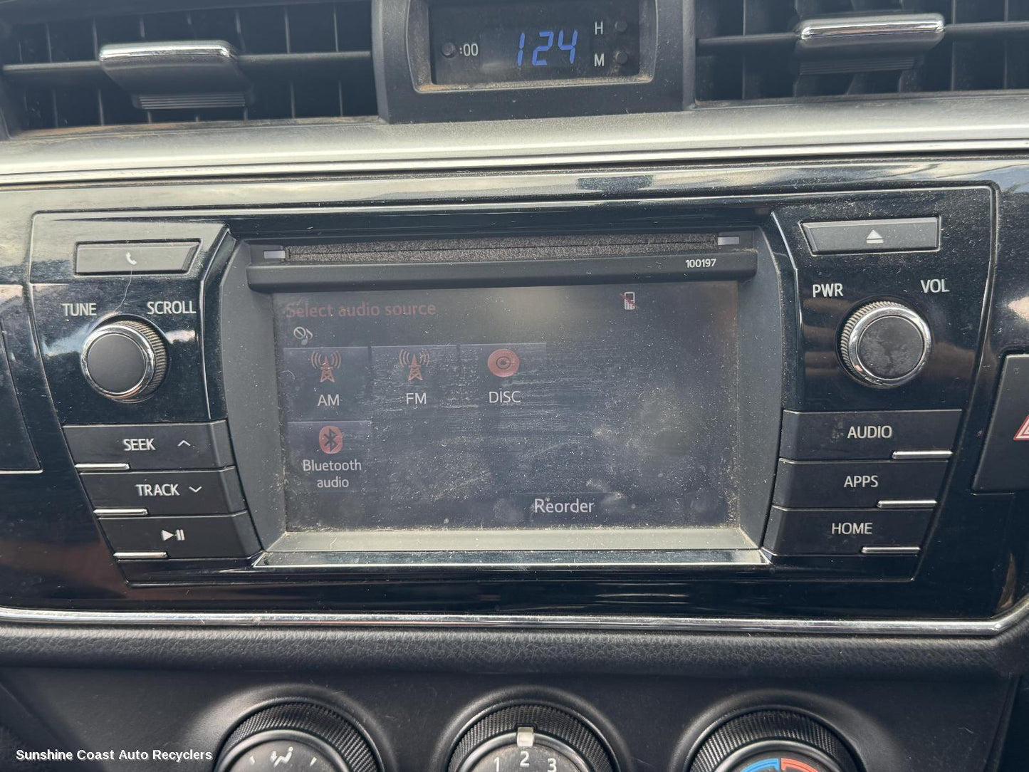 2013-2016 Toyota Corolla Radio Cd Dvd Sat Tv