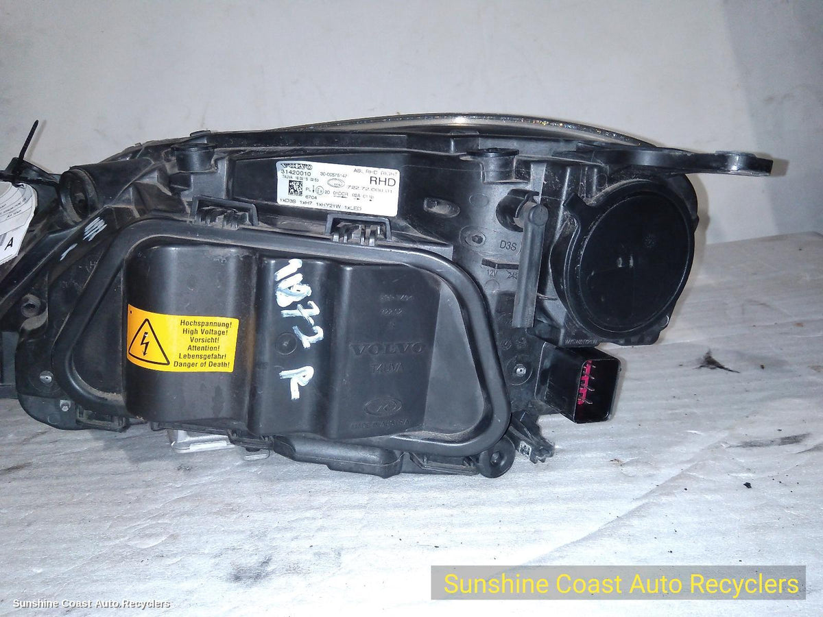 2013-2019 Volvo S40 Right Headlamp
