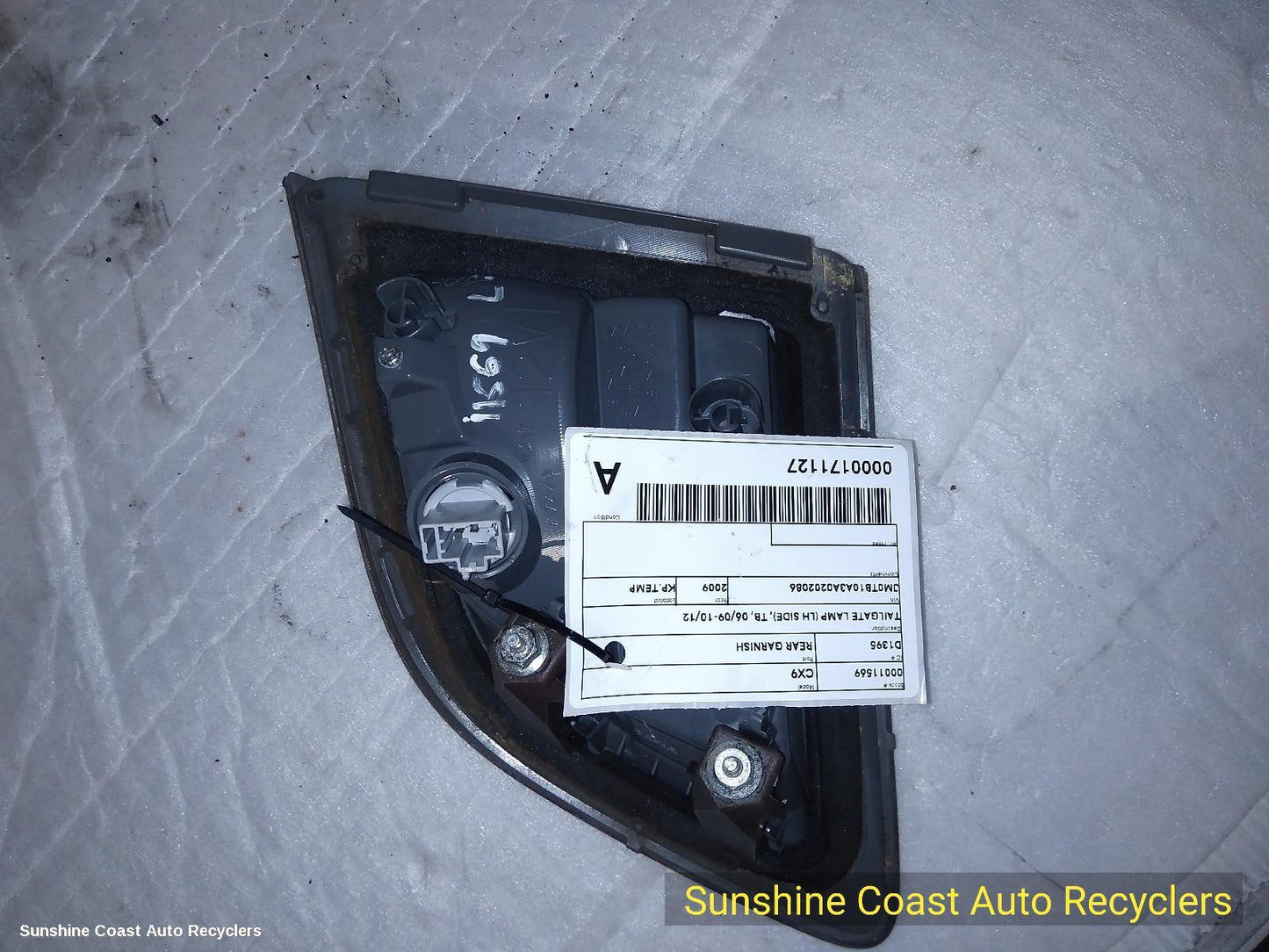 2009 Mazda Cx9 Rear Garnish