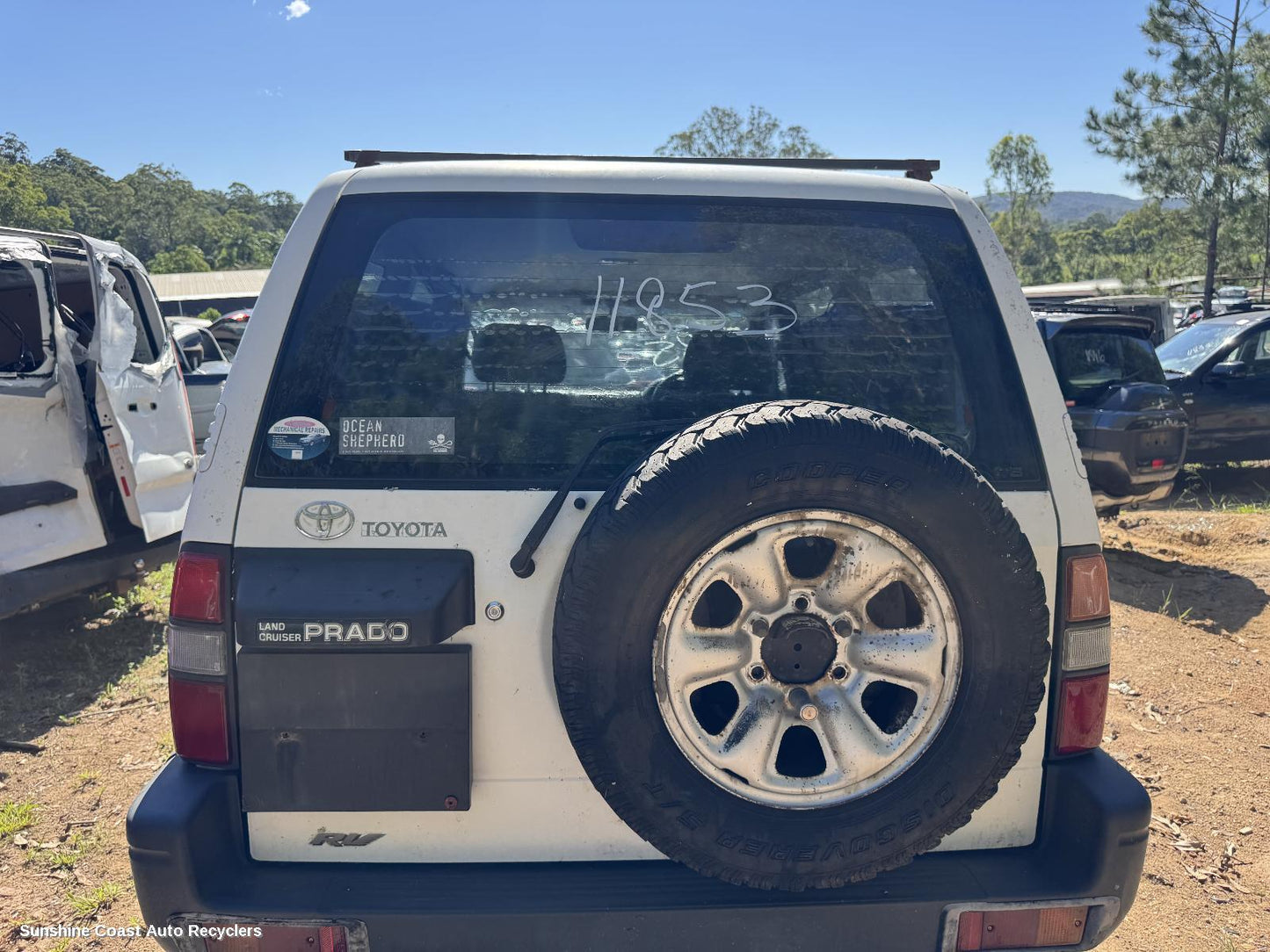 1998 Toyota Prado Spare Wheel Carrier