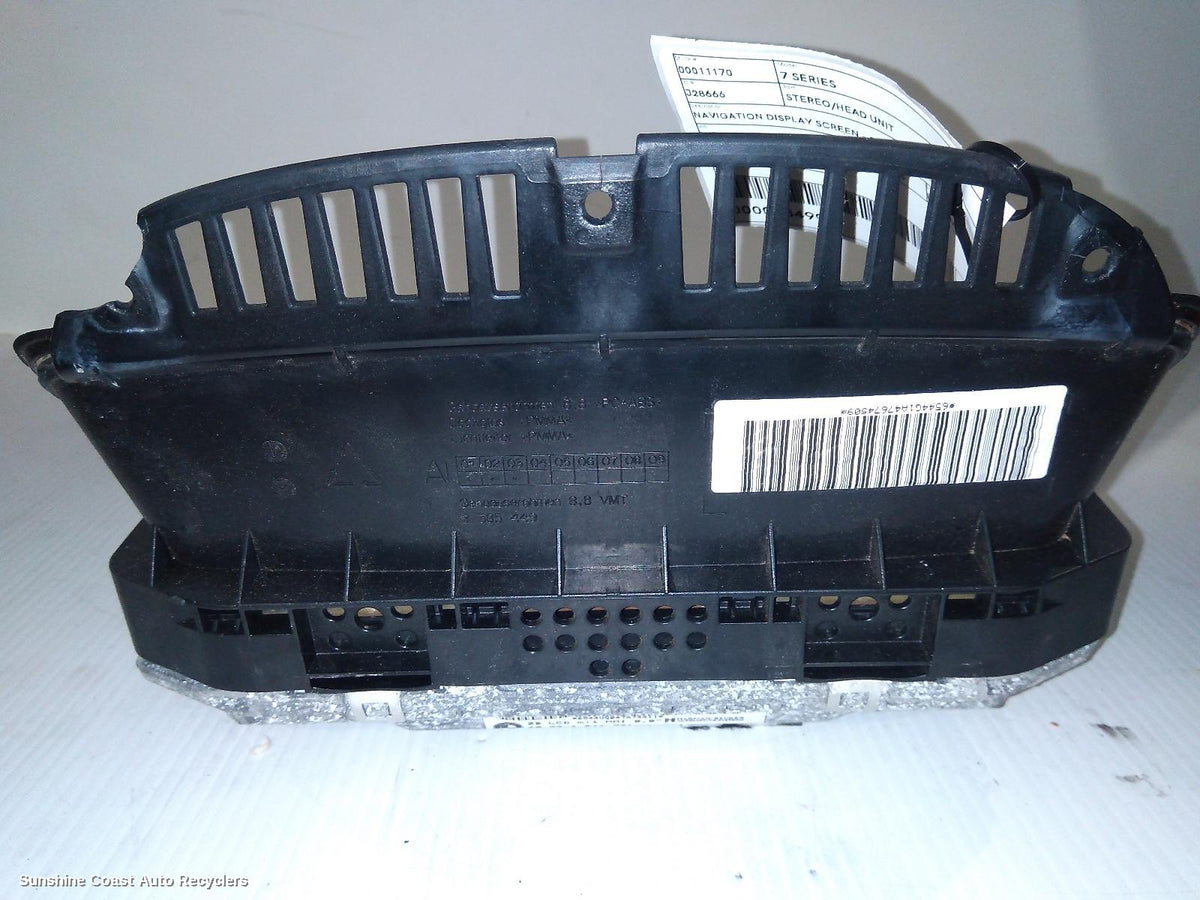 2002-2008 Bmw 7 Series Radio Cd Dvd Sat Tv