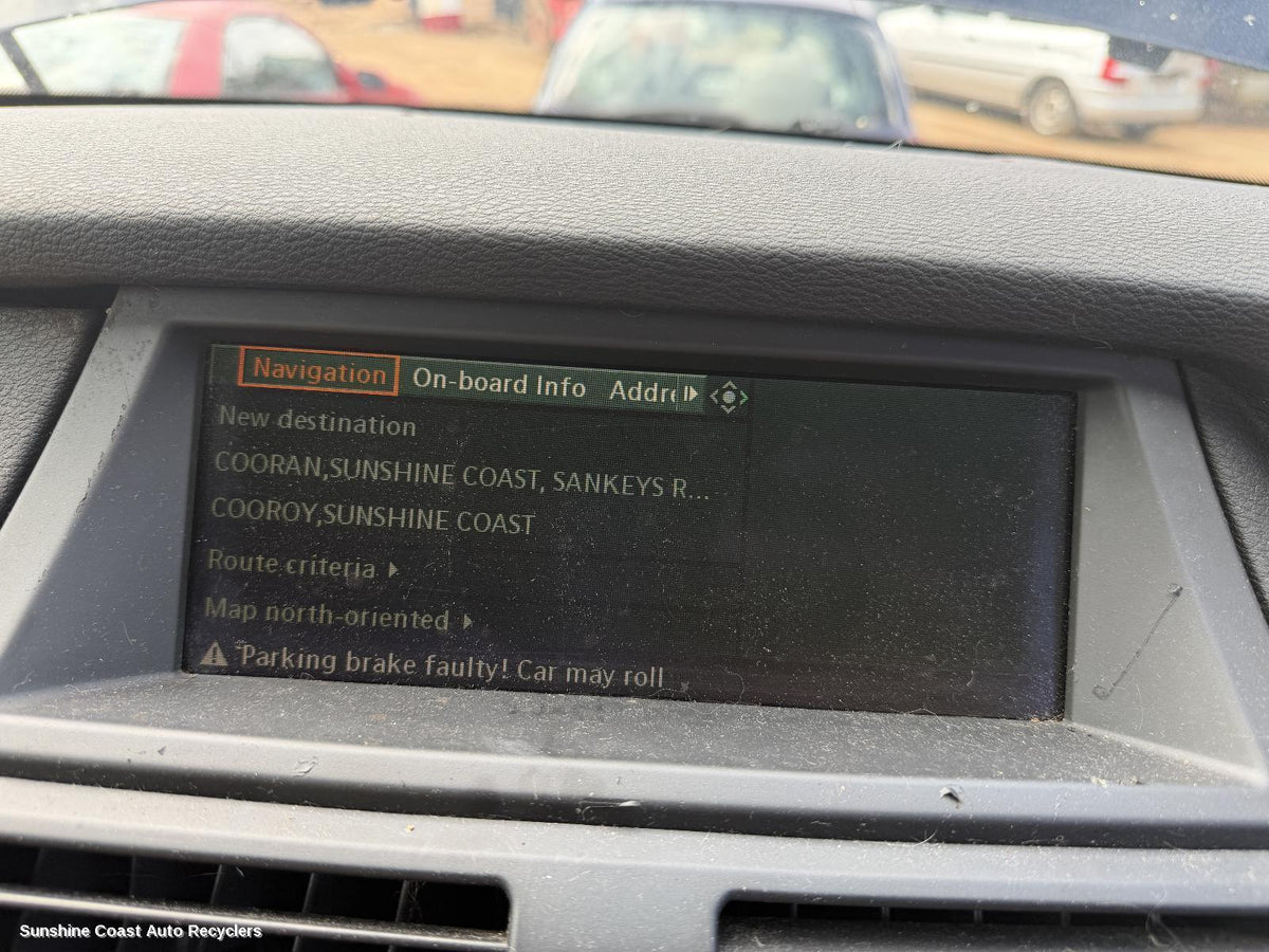 2006-2009 Bmw X5 Radio Cd Dvd Sat Tv