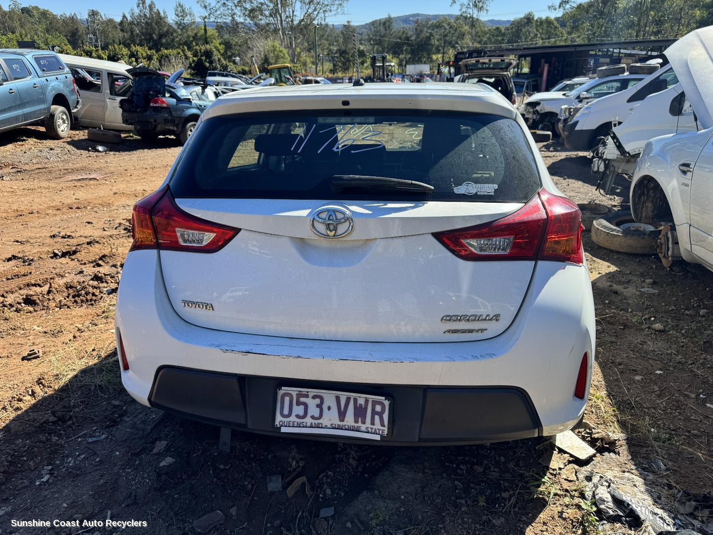 2014 Toyota Corolla Rear Garnish