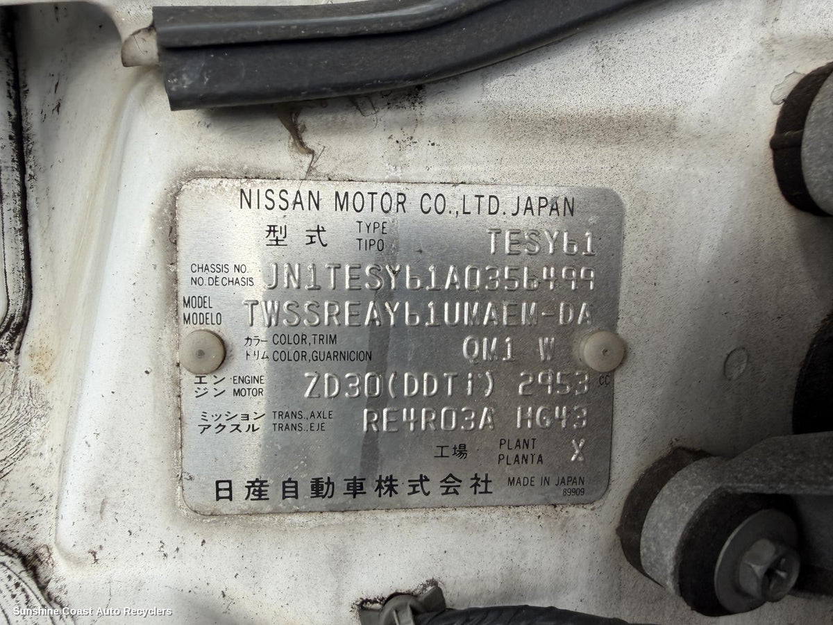 1997-2017 Nissan Patrol Differential Centre