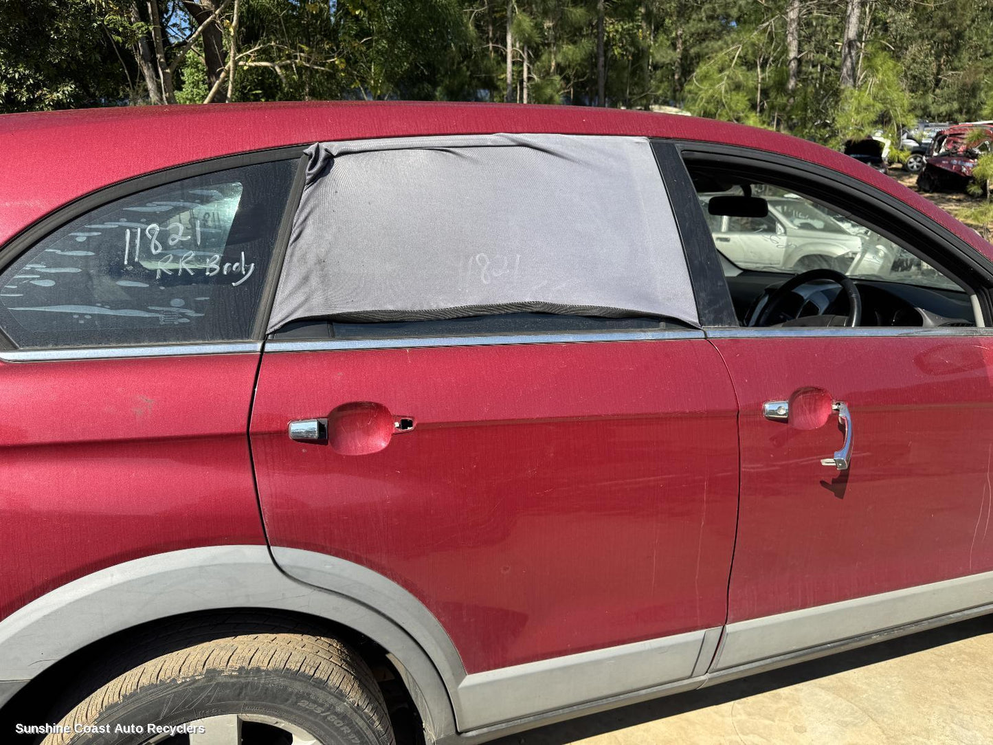 2015 Holden Captiva Right Rear Door Window