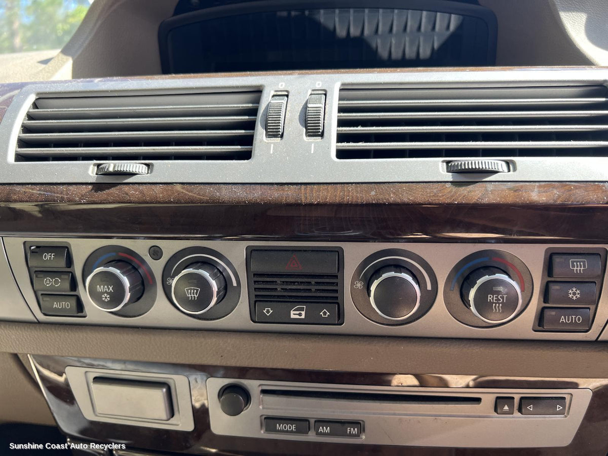 2002-2008 Bmw 7 Series Heater Ac Controls