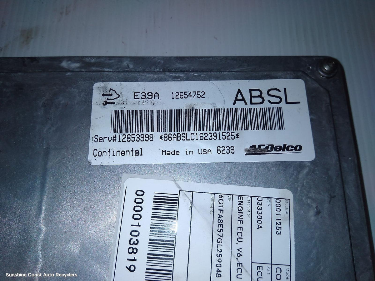 2013-2017 Holden Commodore Ecu