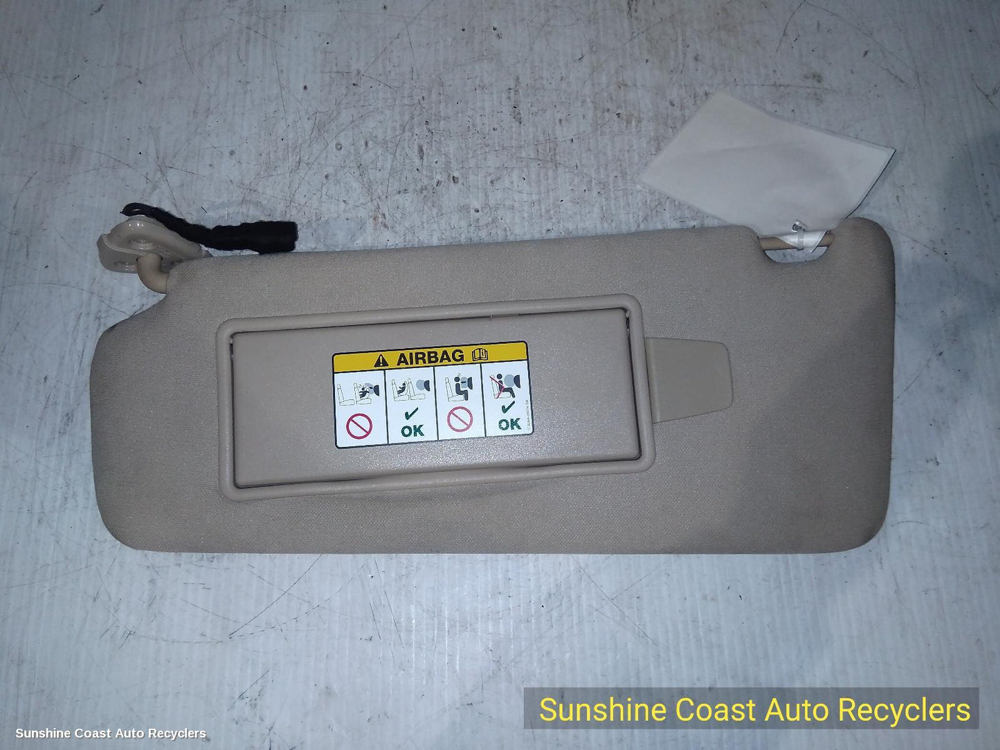 2010 Jaguar Xf Sunvisor