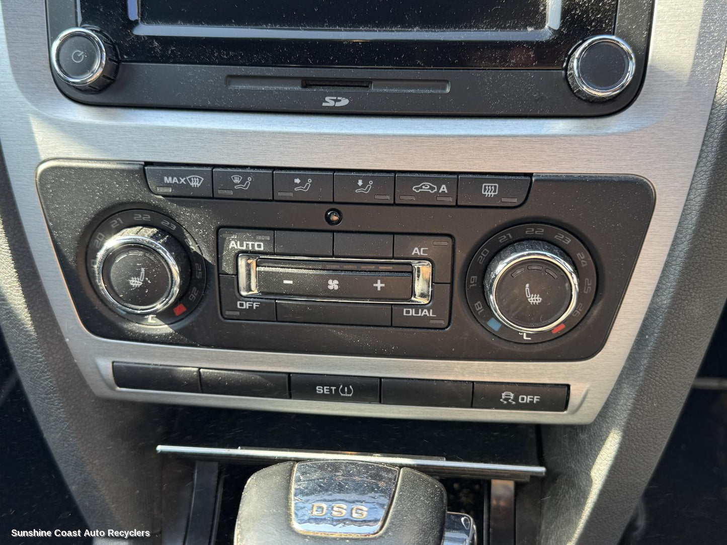 2011 Skoda Octavia Heater Ac Controls