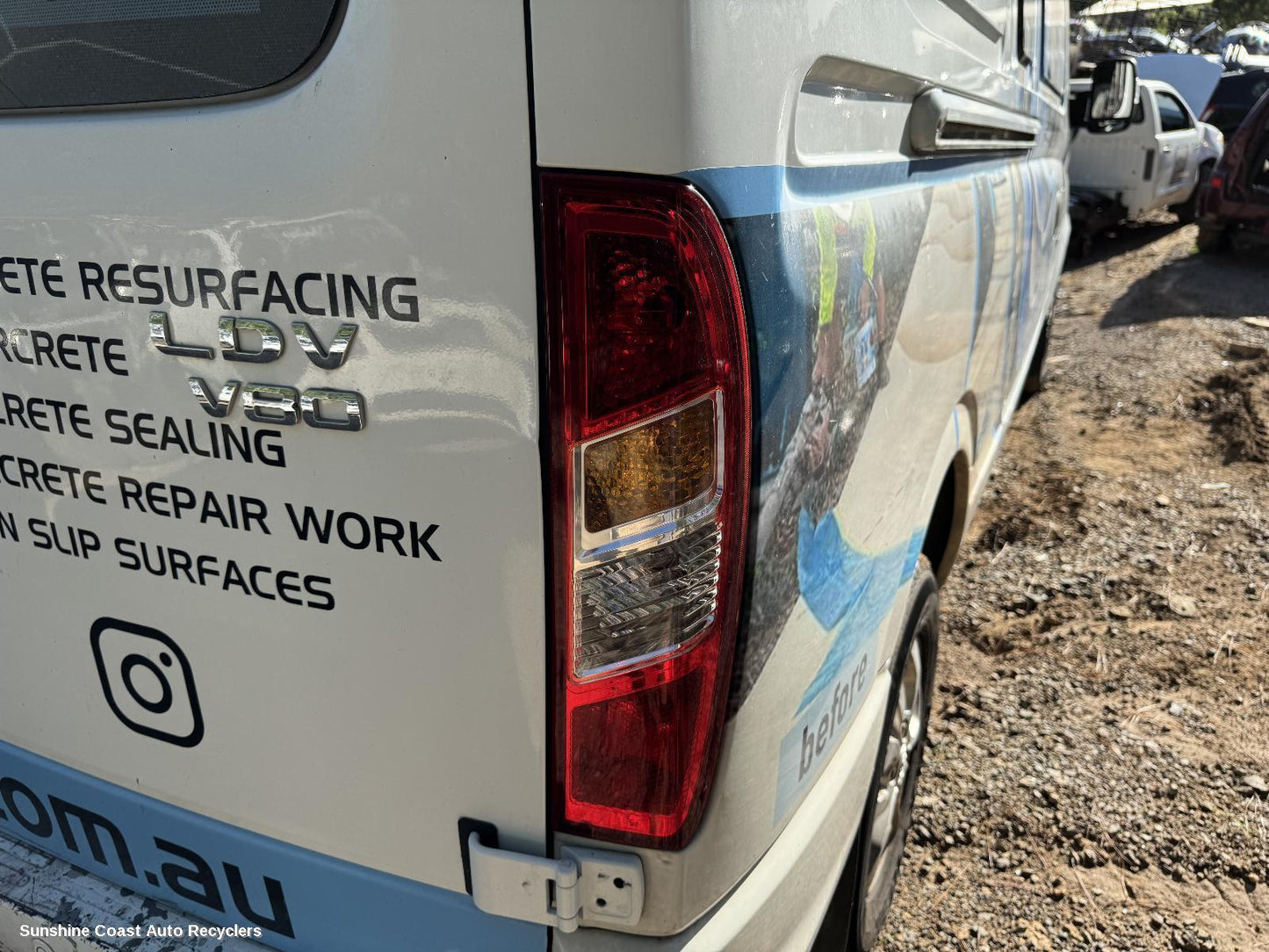 2020 Ldv V80 Right Taillight