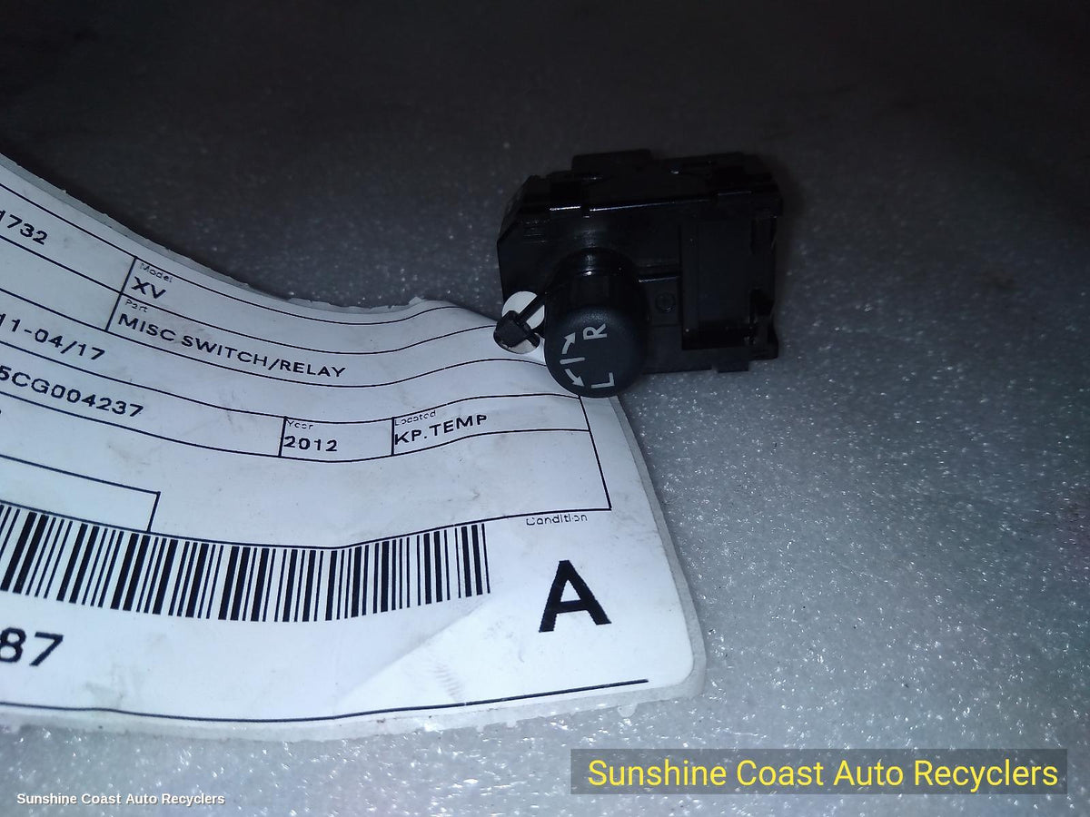 2011-2017 Subaru Xv Misc Switch Relay