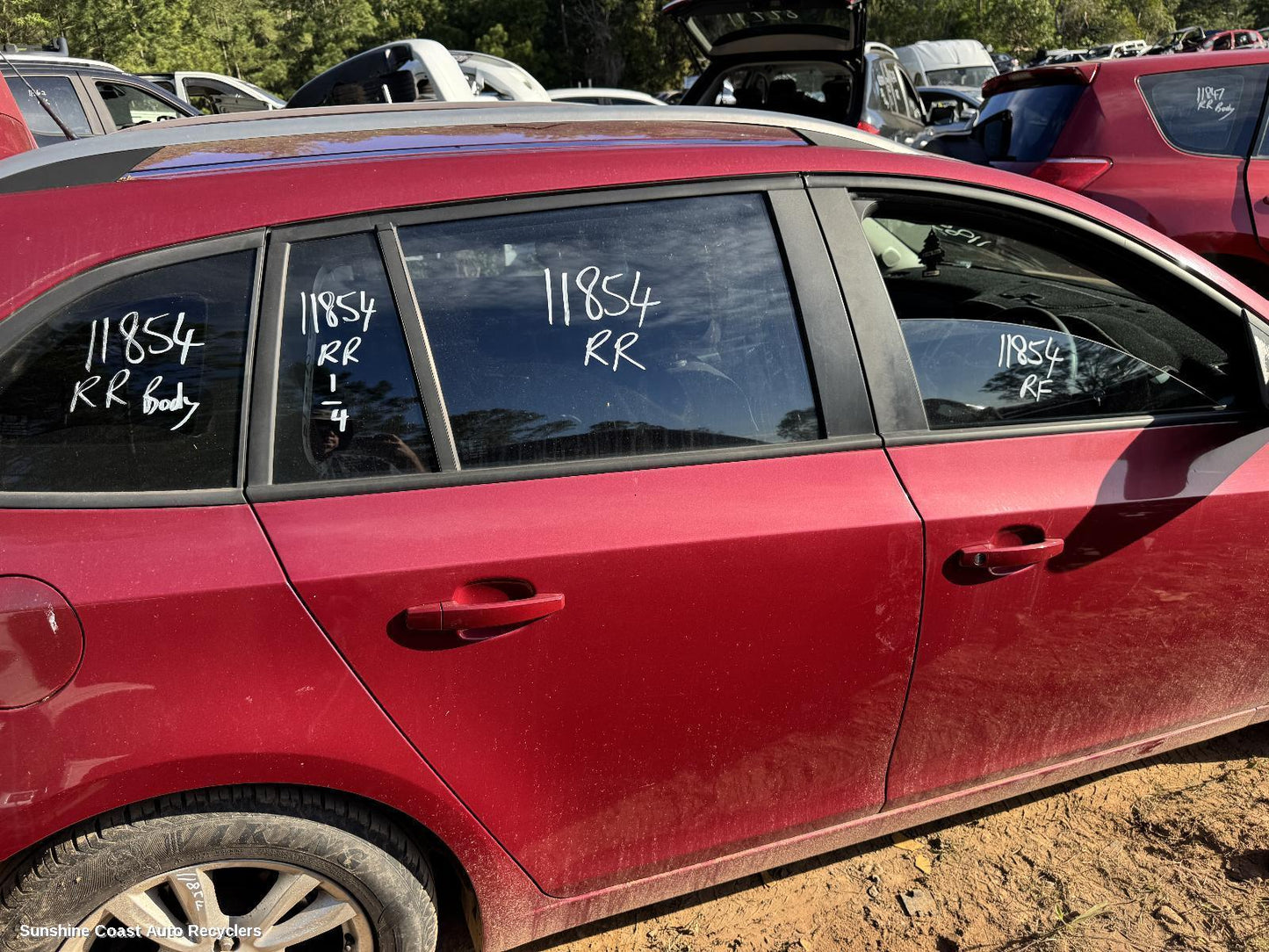 2014 Holden Cruze Right Rear Door Window