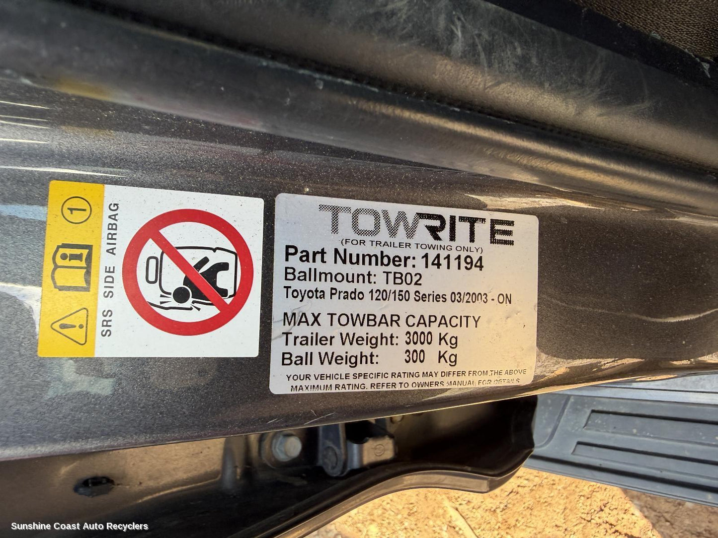 2015-2023 Toyota Prado Towbar