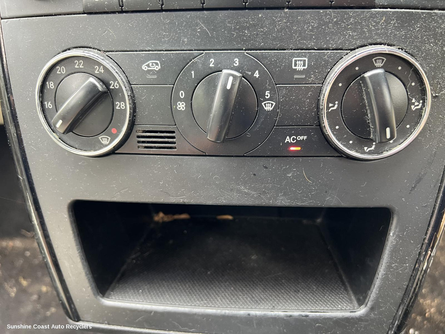 2006 Mercedes A Class Heater Ac Controls