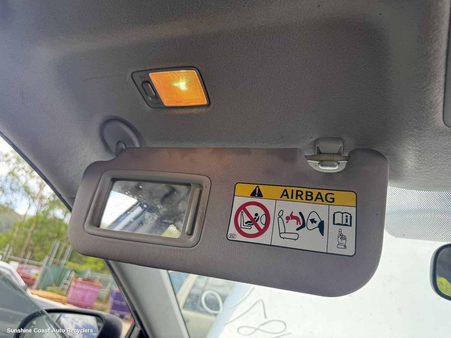 2013 Toyota Corolla Sunvisor