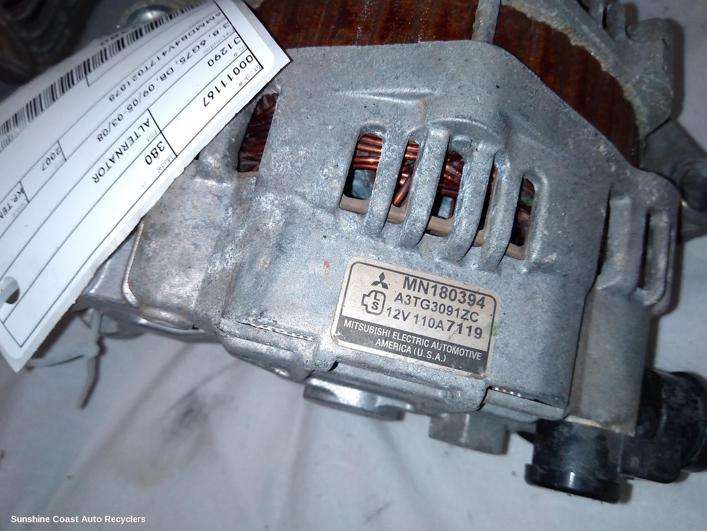 2007 Mitsubishi 380 Alternator