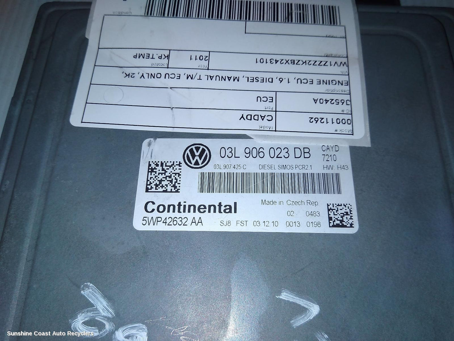 2011 Volkswagen Caddy Ecu