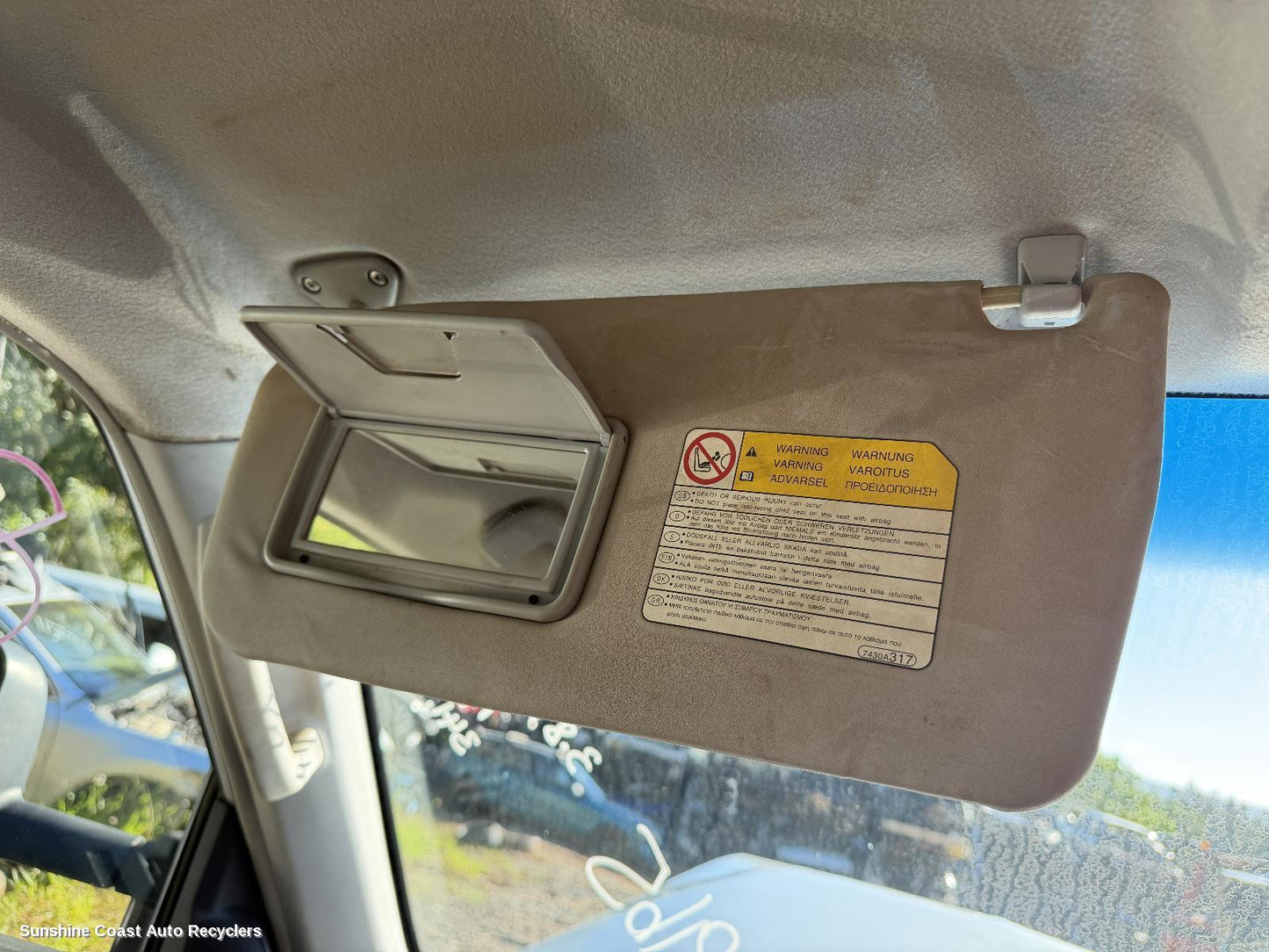 2006-2014 Mitsubishi Pajero Sunvisor