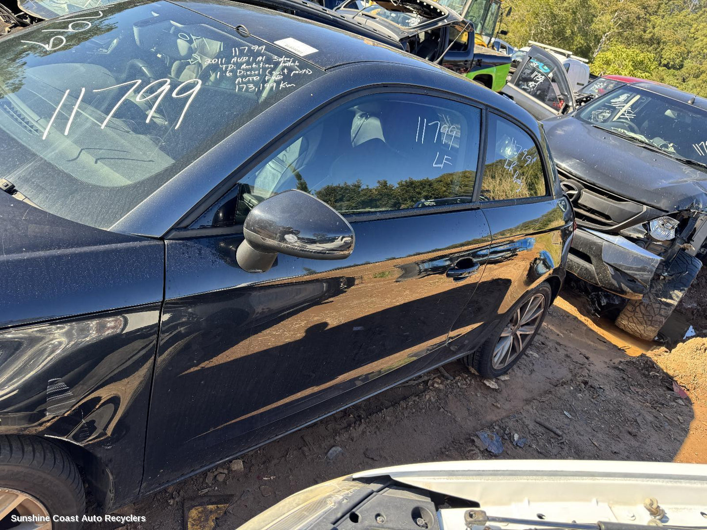 2011 Audi A1 Left Door Mirror