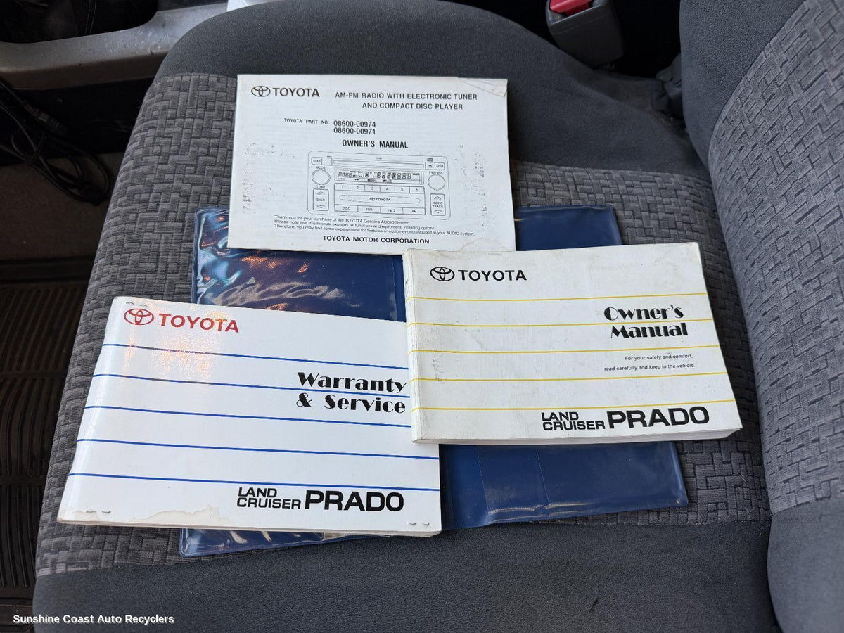 2003-2009 Toyota Prado Owners Handbook