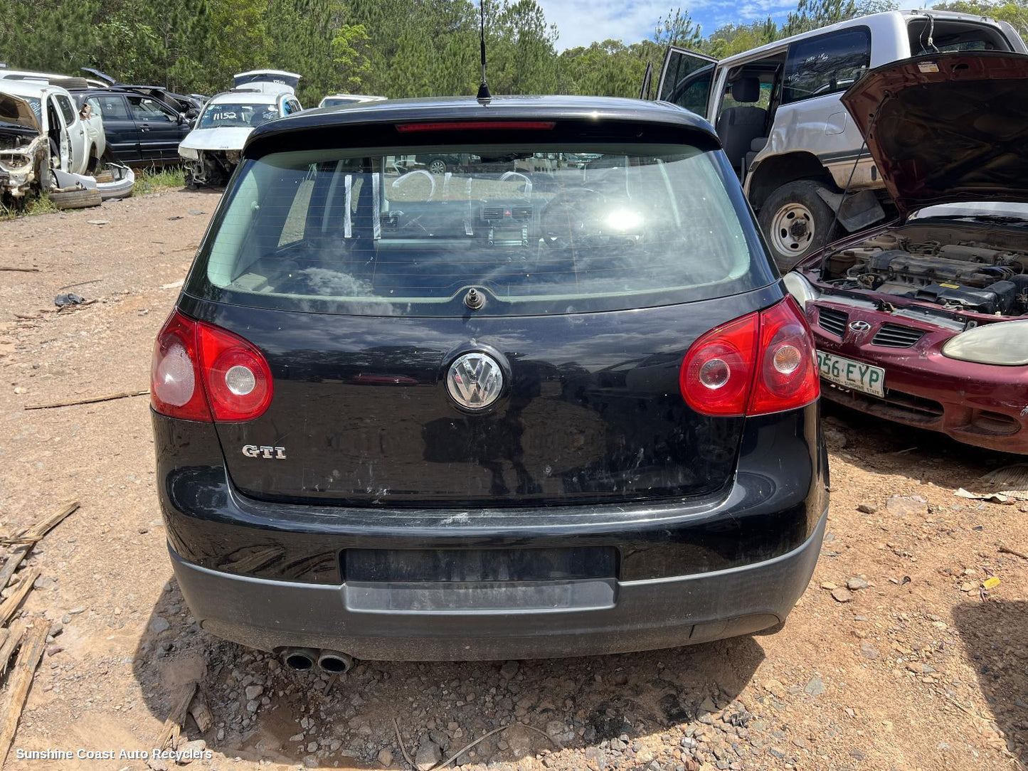 2007 Volkswagen Golf Rear Bumper