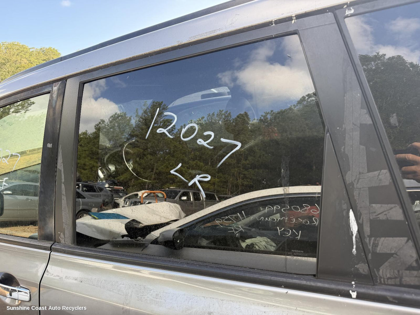 2010-2013 Nissan Xtrail Left Rear Door Window