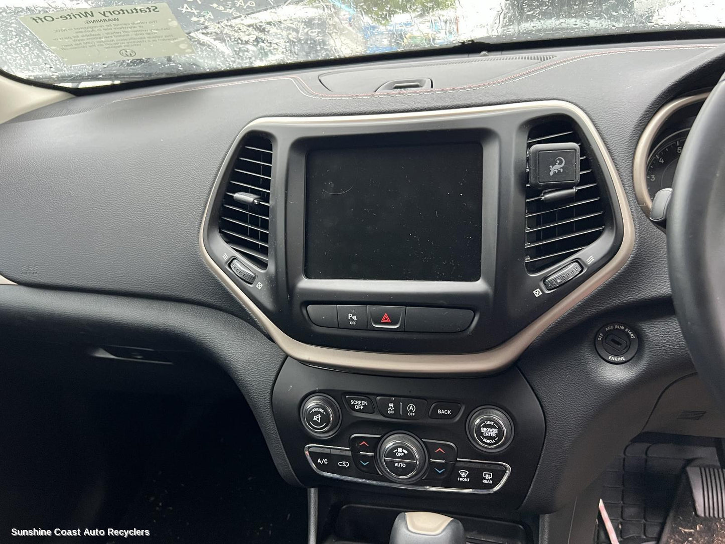 2016 Jeep Cherokee Heater Ac Controls