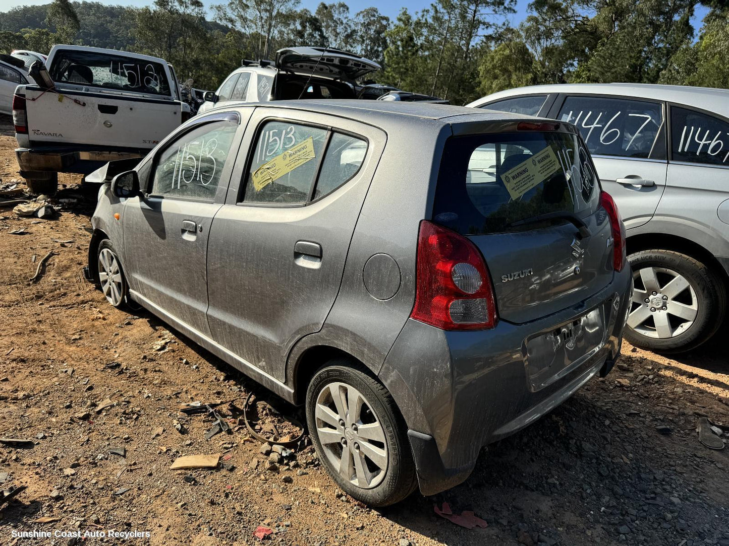 2013 Suzuki Alto Left Rear Door Sliding